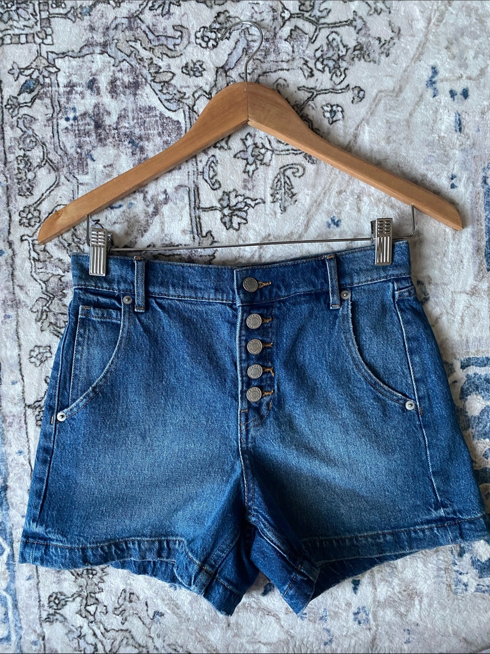 Banana Republic 4” High Waist Denim Shorts